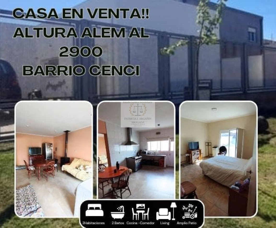 CASA EN VENTA BARRIO CENCI